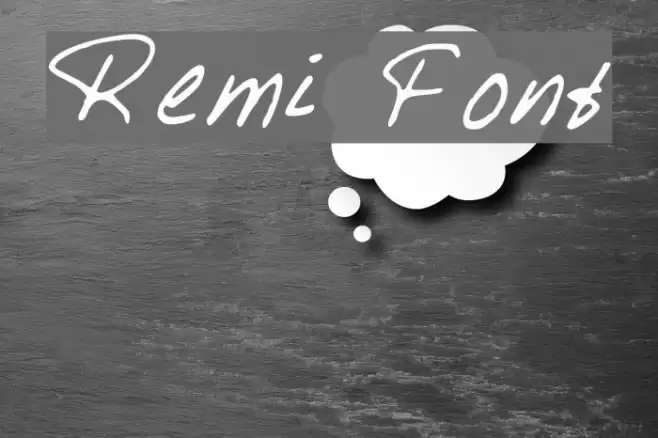 Remi Font examples