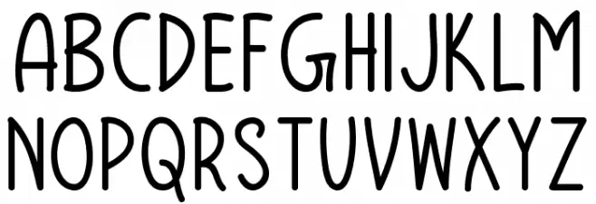 Remind Him Schriftart Groß