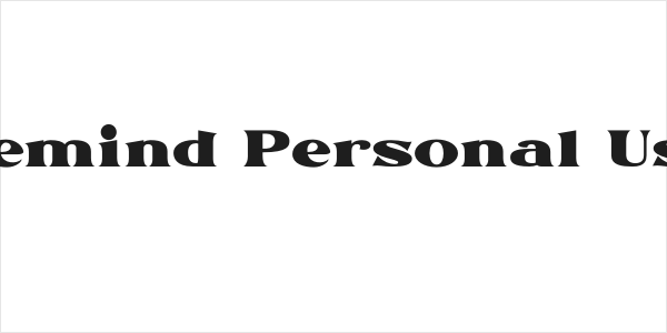 Remind Personal Use Logo