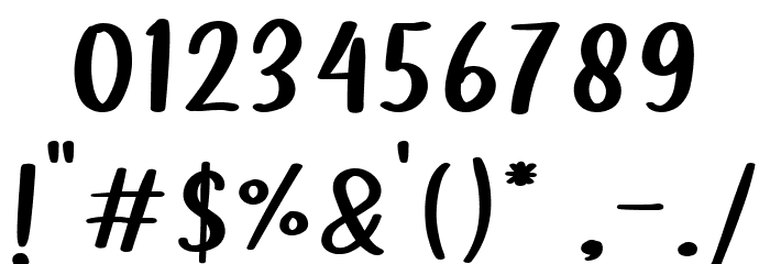 Reminder Regular Font OTHER CHARS