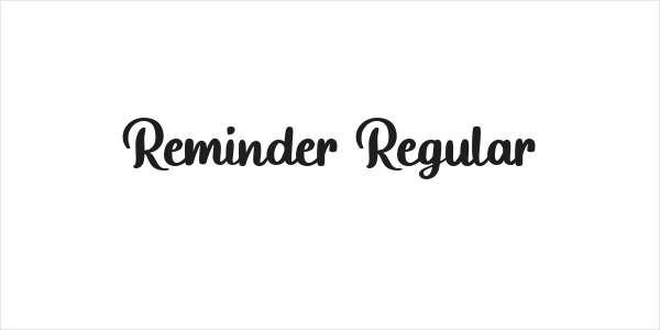 Reminder Regular Logo