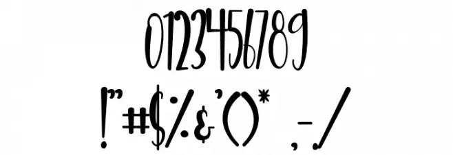 Reminder Font OTHER CHARS