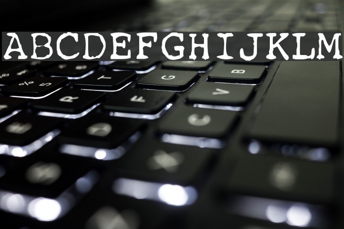 Remington Font examples