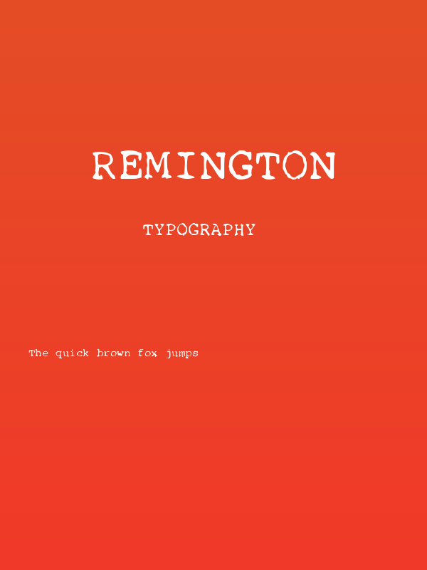 Remington Poster