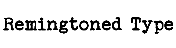 Remingtoned Type Font