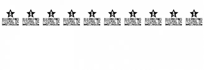 Reminiscent Drive Personal Use Font OTHER CHARS