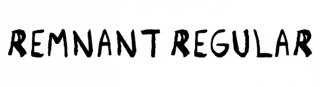 Remnant Regular  Free Fonts Download