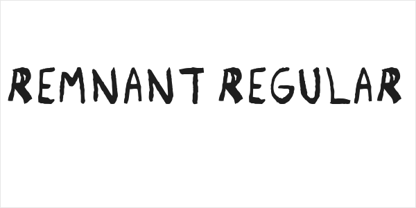 Remnant Regular Logo