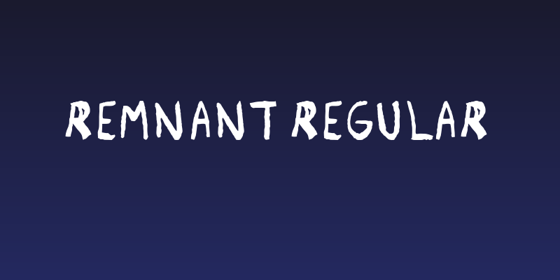 Remnant Regular Social Header