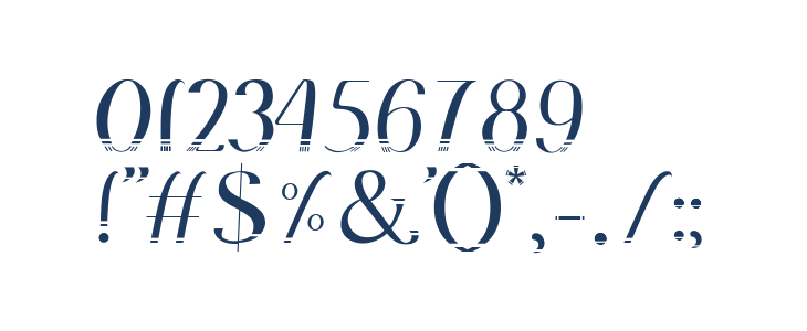 Remo Regular Other Characters