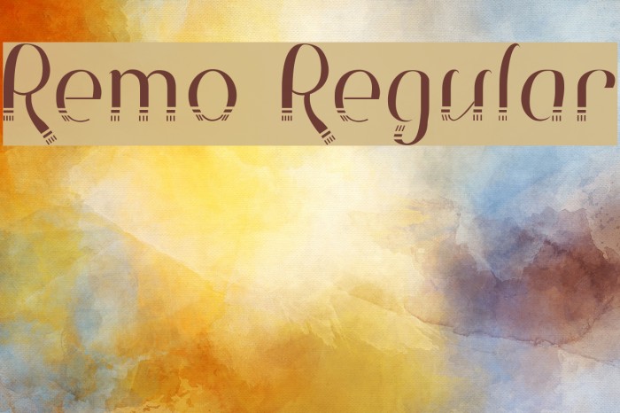 Remo Regular Example 3