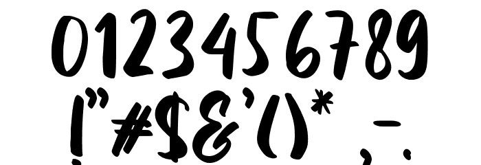 Remon Holiday Font OTHER CHARS