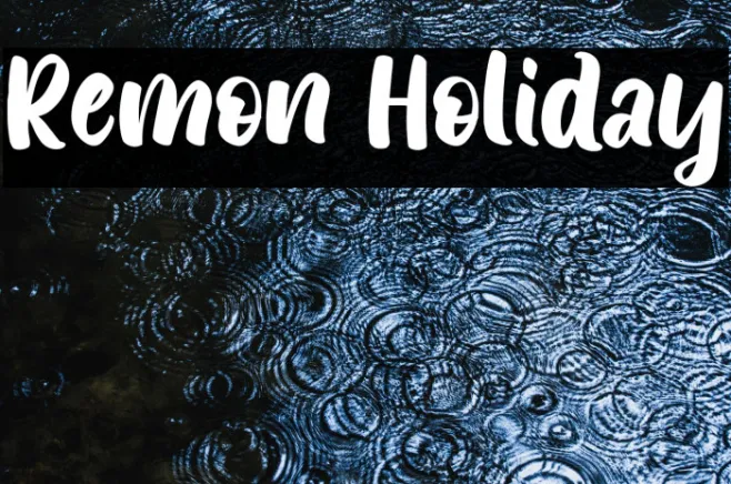 Remon Holiday Example 1
