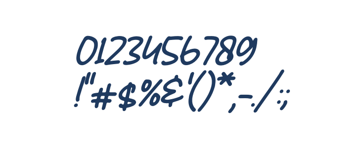 Remonade Italic Other Characters