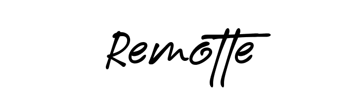 Remotte  नि: शुल्क फ़ॉन्ट्स डाउनलोड