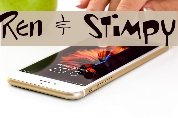 Ren & Stimpy Font examples