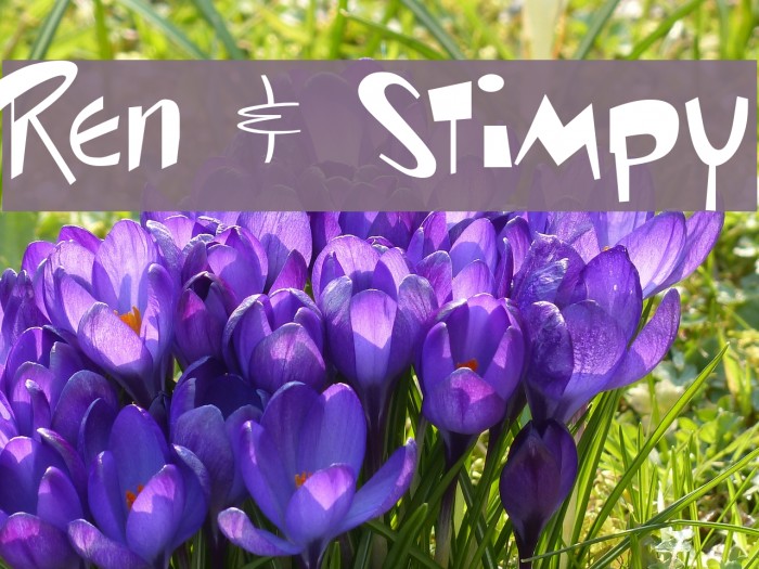 Ren & Stimpy Font examples