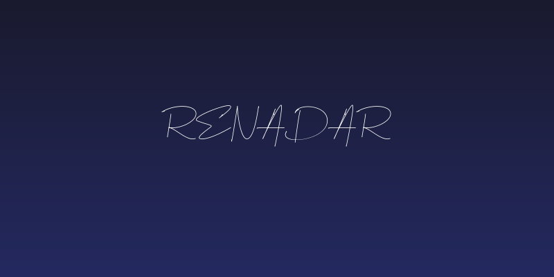 Renadar Social Header