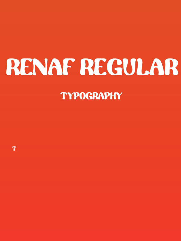 Renaf Regular Poster
