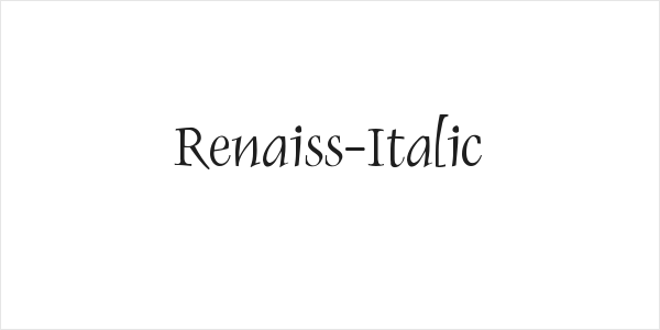 Renaiss-Italic Logo