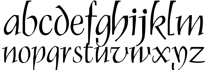 Renaiss-Italic Font LOWERCASE