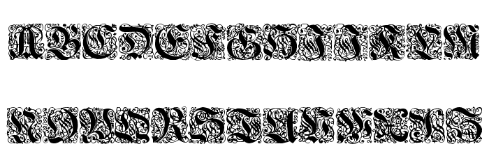 Renaissance-Initialen Font OTHER CHARS