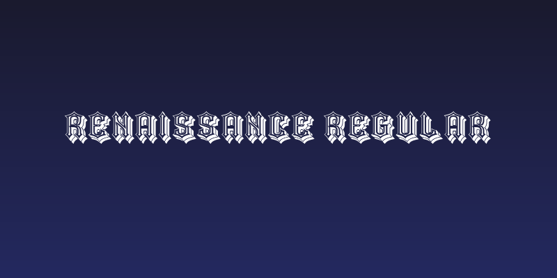 Renaissance Regular Social Header