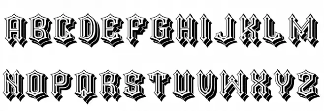 Renaissance Regular Schriftart Kleinbuchstaben