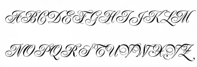 Renaissance-Regular Schriftart Groß