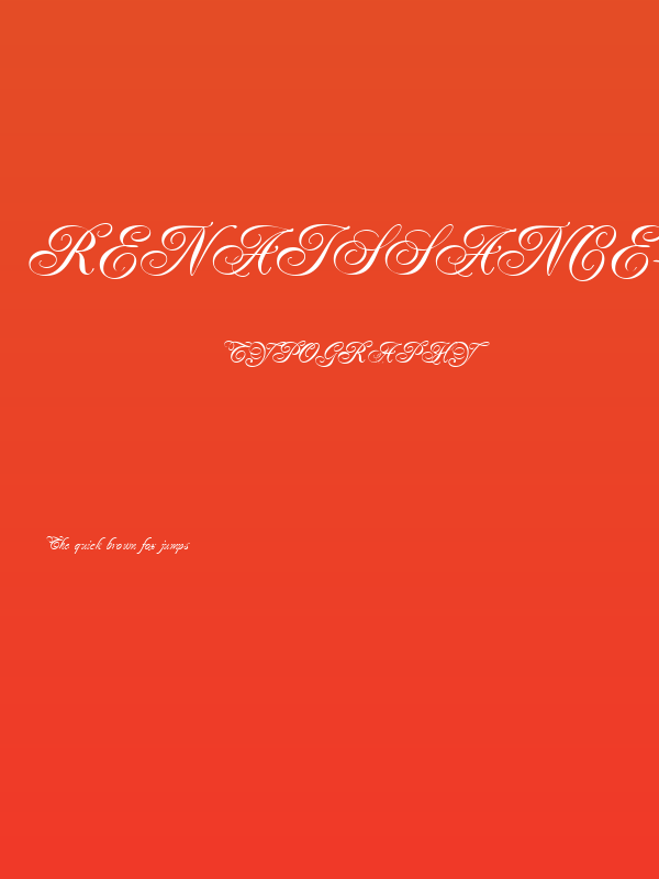 Renaissance-Regular Poster