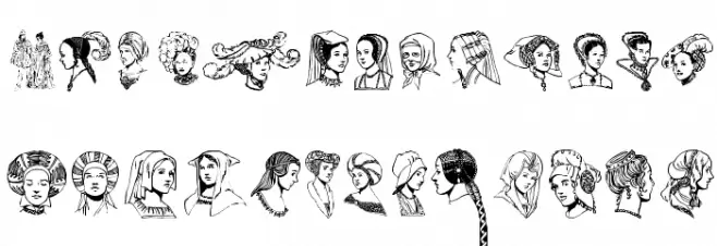 RenaissanceCoiffure Fonte MAIÚSCULAS