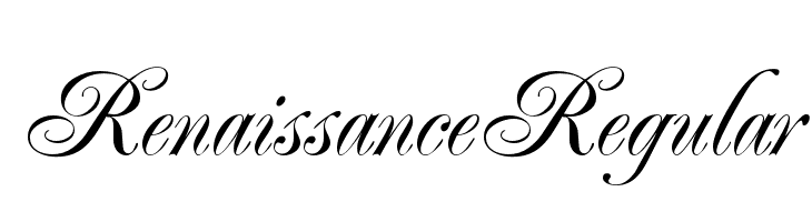 RenaissanceRegular Font