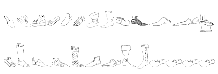 RenaissanceShoes Font LOWERCASE