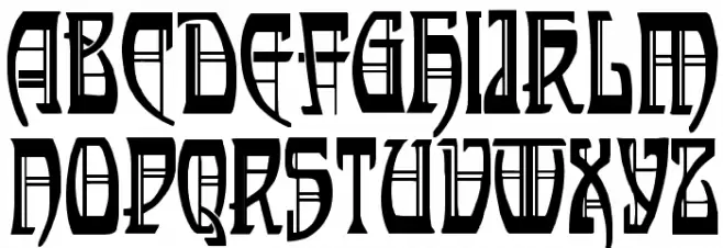Renaldo Modern Font UPPERCASE