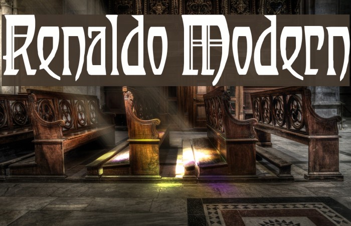 Renaldo Modern Example 1