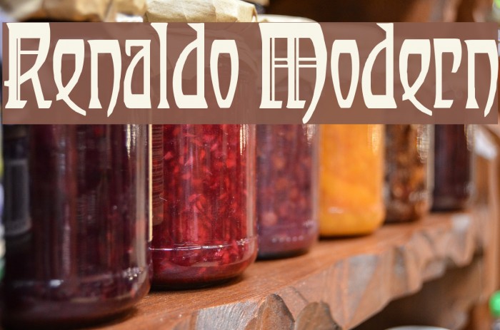 Renaldo Modern Example 3