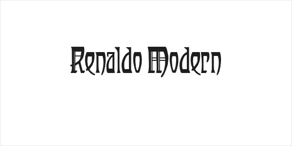 Renaldo Modern Logo