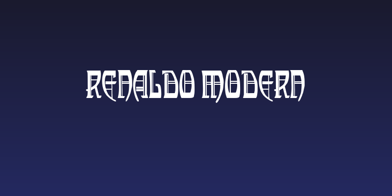 Renaldo Modern Social Header