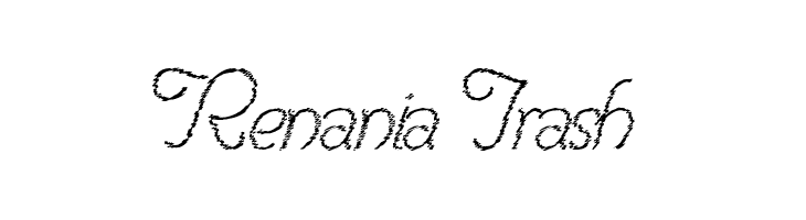 Renania Trash Font