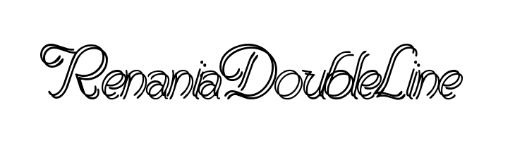 RenaniaDoubleLine Font