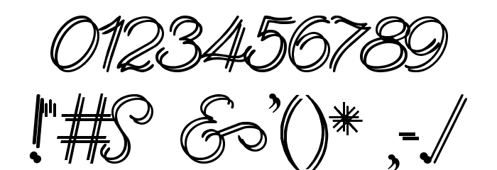 RenaniaDoubleLine Font OTHER CHARS
