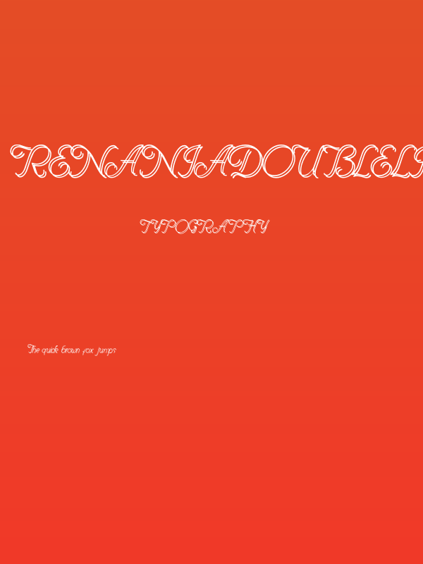 RenaniaDoubleLine Poster