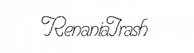 RenaniaTrash  नि: शुल्क फ़ॉन्ट्स डाउनलोड