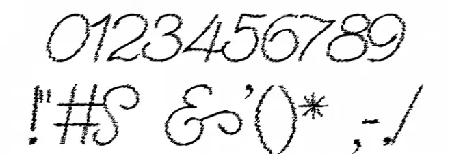 RenaniaTrash Font OTHER CHARS