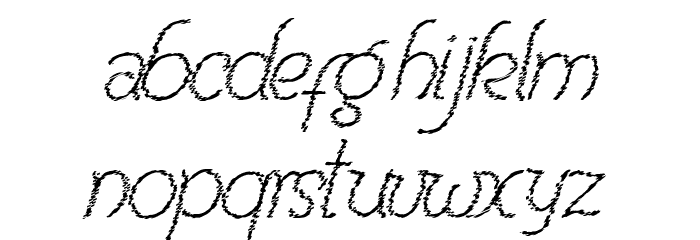 RenaniaTrash Font LOWERCASE