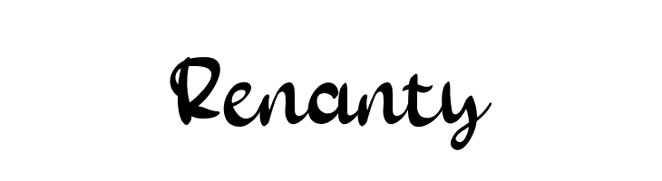Renanty  les polices de caractères gratuit tlcharger