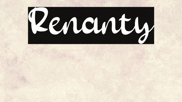 Renanty Example 2
