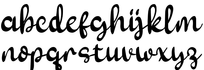 Renanty Font LOWERCASE