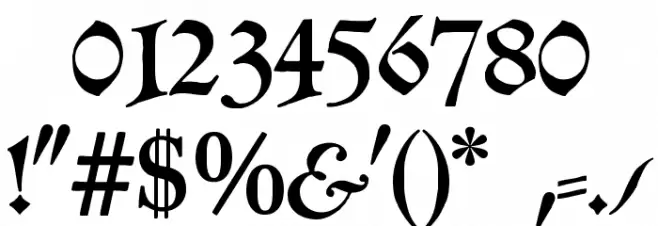 Renata CAT Font OTHER CHARS