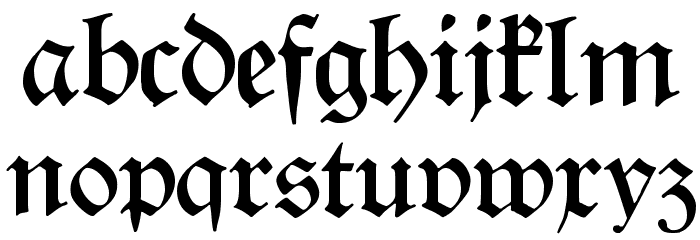 Renata CAT Font LOWERCASE